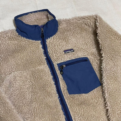 絕版美品｜ 米黃 XS patagonia Retro-X cardigan jacket 羊毛 羊羔毛 絨毛 保暖 外套 復古 刷毛 古著 vintage