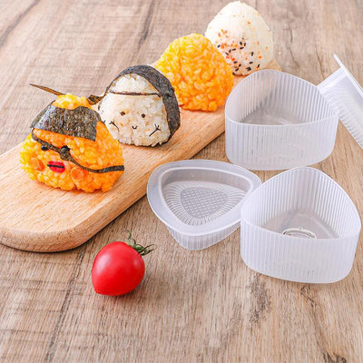 【現貨】三角飯團模具寶寶兒童創意造型米飯壽司料理工具套裝