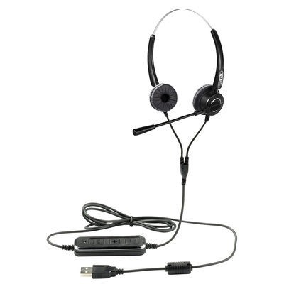 中達訊DN310D雙耳 USB降噪話務耳機客服耳麥呼叫中心耳機電銷耳麥
