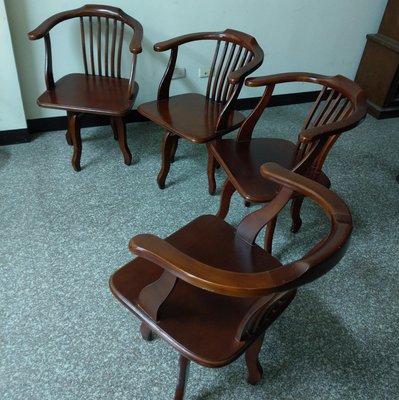 旋轉 太師椅 中國風 中式 扶手 實木 旋轉椅 木頭雕刻 龍椅 原木 椅子
