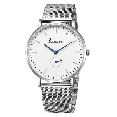 Geneva日內瓦新款手錶時尚簡約男士手錶外貿熱賣便宜手錶男超薄