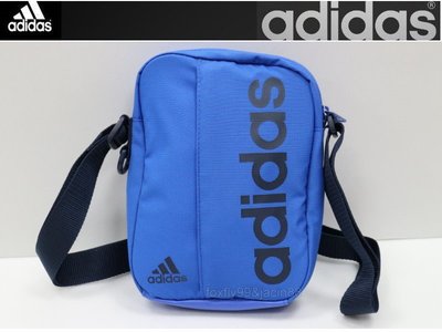 (布丁體育)adidas 愛迪達 隨身潮流小包 側背包 藍色 另賣 手臂包 斯伯丁 籃球 排球 拖鞋 重量訓練器材