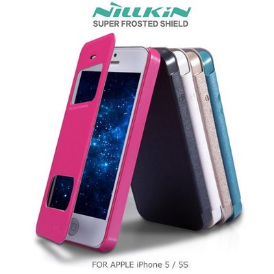 --庫米--NILLKIN APPLE iPhone 5 / 5S 星韵系列皮套 開窗側翻皮套 保護套 保護殼