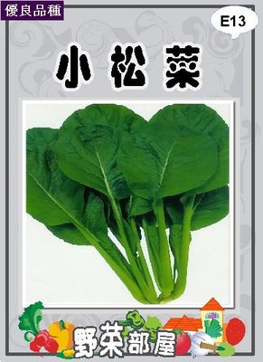 【野菜部屋~蔬菜種子】E13 日本四季小松菜種子35公克(約14000粒) ,日本油菜 , 每包160元~