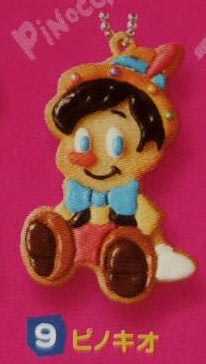 B-14 櫃 ： PINOCCHIO 皮諾丘 RE-MENT DISNEY 迪士尼角色餅乾吉祥物 吊飾　天富