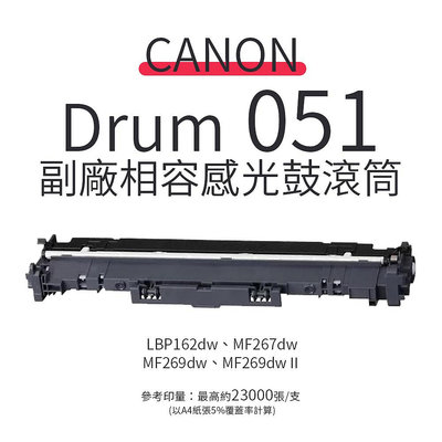 【樂利活】CANON DRUM 051 副廠感光鼓滾筒
