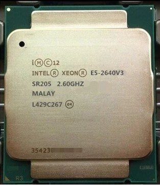 Intel Xeon E5-2640 v3 SR205 正式版 一年保固 無風扇 X99 C612主機板可直上