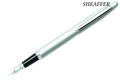 【Pen筆】SHEAFFER西華 VFM系列 閃亮銀鋼筆 M 9400