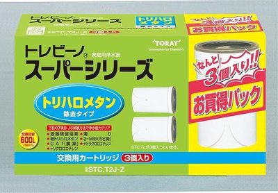 日本代購】TORAY 東麗 淨水器 濾心 SuperTouch系列 STC.T2J-Z (3入裝)