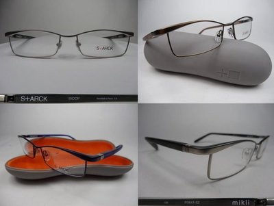 信義計劃 眼鏡 Philippe Starck 和 Alain Mikli 彈簧金屬框 法國製 手工眼鏡 glasses