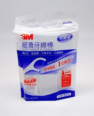 【誠意中西藥局】3M 細滑牙線棒36+4支/包