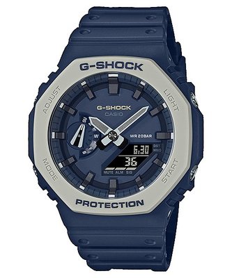 CASIO手錶公司貨G-SHOCK八角形 農家橡樹GA-2110ET-2A 碳纖維防護構造GA-2100