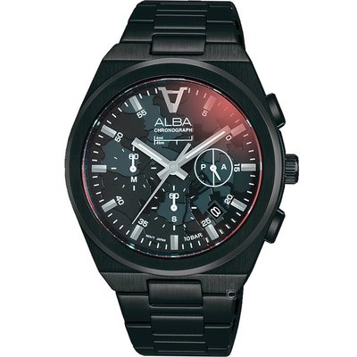 ALBA 雅柏 東京精彩時刻計時腕錶-VD53-X380SD/AT3H61X1