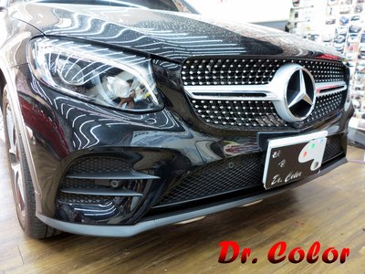 Dr. Color 玩色專業汽車包膜 GLC250 Coupe 亮黑/黑carbon/絲綢鋁_前下巴/手把鍍鉻/尾燈鍍鉻