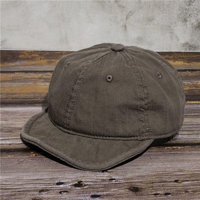 100％原廠V.W SHOP 水洗軟頂棒球帽 黑色 軍綠色 卡其色 咖啡色 紅色 翻沿帽 短簷帽 工裝帽 老帽 穿搭 配件
