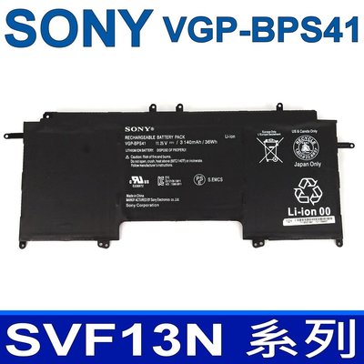 SONY VGP-BPS41 3芯 原廠電池 BPS41 VAIO Flip13 Fit 13A SVF13N