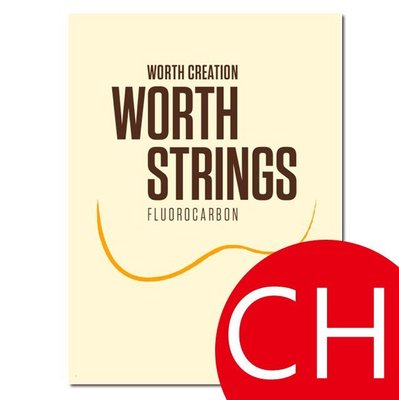 《小山烏克麗麗》日本頂級Worth strings 26"烏克麗麗套弦 Heavy  透明 CH