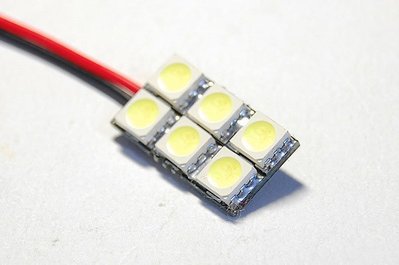 6SMD 6晶室內燈