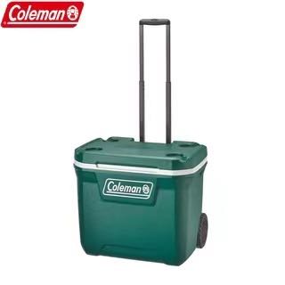 Coleman 47.3L XTREME 拉桿冰箱(保冷保冰箱/冰筒/冰桶/置物箱/保鮮桶) 綠色。加送特大冰磚一塊（價值400）
