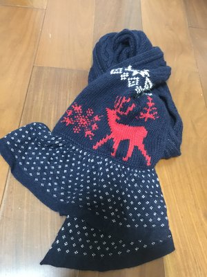 Polo Ralph Lauren 全新正品女童麋鹿羊毛保暖圍巾（大人也可用）
