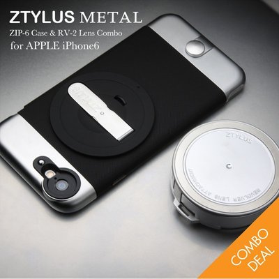 【eYe攝影】現貨 Ztylus ZIP-6P iphone 6 plus 鋁合金保護殼+鏡頭組 廣角鏡