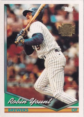 2001 Topps Archives #418 Robin Yount Milwaukee Brewers