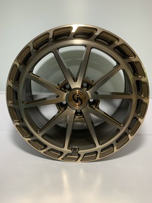 CR輪業 全新 SI RFF01 18吋 旋壓輕量化鋁圈 古銅底面古銅透明漆 5X114 8.5J ET42 ET32