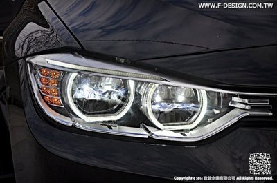 【政銓企業有限公司】BMW F30 M3款12 13 14 15年 全LED 雙光圈 黑框魚眼投射大燈