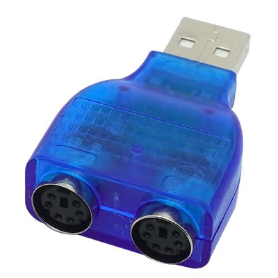 二合一 USB轉PS2轉接線鼠標鍵盤轉換器PS2轉USB電腦連接線轉接頭