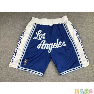 【10種款式】2021新款 NBA球褲 洛杉磯 湖人隊 8號 24號 科比 口袋 藍色LOS 球褲【精品服飾】safj5468