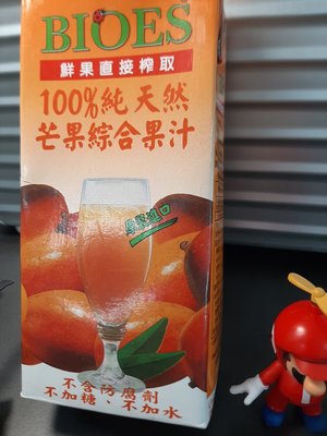 BIOES 100%純天然芒果綜合果汁1000ml x 1瓶 (A-075) 超取限4瓶