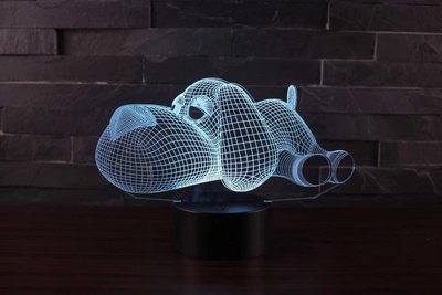 史努比狗狗 3D視覺立體燈 LED七彩漸變 Snoopy 錯覺燈 小夜燈 禮檯燈趣味創意禮物