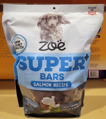 【小如的店】COSTCO好市多代購~Zoe Super Bars 鮭魚片狗零食-皮膚毛髮配方(每包907g)157253