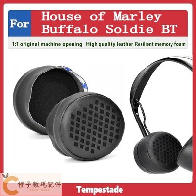 適用於 House of Marley Buffalo Soldier BT 耳罩 耳機罩 耳機套 頭戴式耳機保護套 替-【橙子數碼配件】