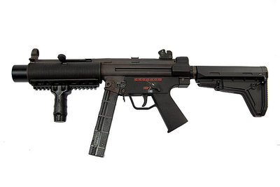 [01] BOLT MP5 SD TACTICAL 衝鋒槍 滅音管 戰術導軌 EBB AEG 電動槍 黑 獨家重槌系統 仿真後座力