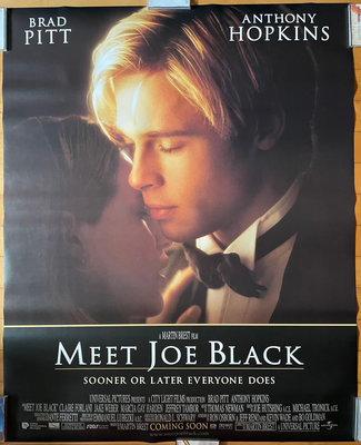 第六感生死緣 (Meet Joe Black) - 布萊德彼特 Brad Pitt- 美大版原版雙面電影海報(1999年)