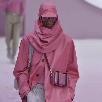 Dior + RIMOWA 聯名限定版肩背包 粉紅
