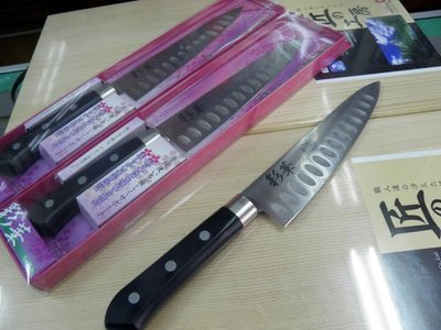 @最專業的刀剪 台中市最知名的建成刀剪行@日本-富士-美華-家用(氣槽) 牛刀型 蔬果刀