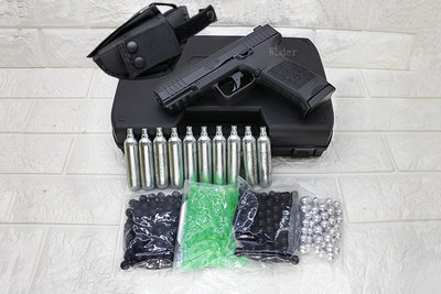 [01] UMAREX T4E TPM1 鎮暴槍 11mm CO2槍 + 小鋼瓶 + 鎮暴彈+加重彈+橡膠彈+鋁彈+槍套