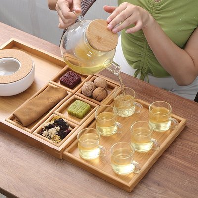 熱銷 歐式花茶壺水果茶具套裝內膽過濾加熱底座泡茶壺家用玻璃下午茶具
