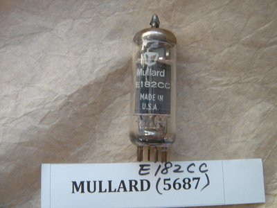 真空管  Mullard 全新品  E182CC (5687)