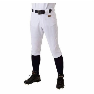 棒球世界全新 ZETT本壘版金標 7分球褲特價 白色