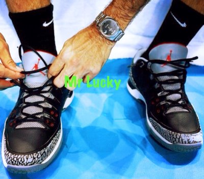 Nike Zoom Vapor 喬丹 Air Jordan 3 AJ3 x Federer 黑 聯名款