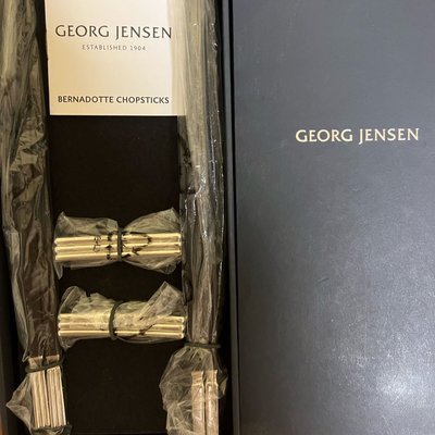 Georg Jensen 💋喬治傑生Bernadotte 💋餐具筷子黑檀木