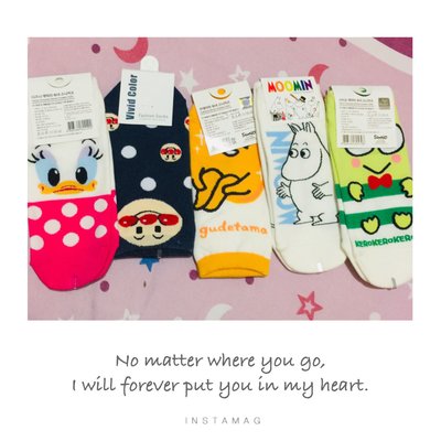5雙 韓國🇰🇷購入 Disney襪子 精梳棉 短襪 Sanrio 蛋黃哥 麵包超人 米奇 米妮 Moomin 男童 女童 學生襪 男 女