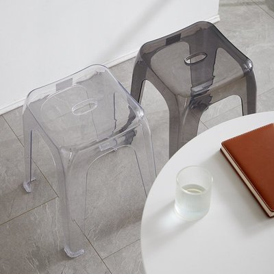 免運 日式洗澡凳廁所塑料成人餐凳椅網紅亞克力北歐老人浴室凳輕奢