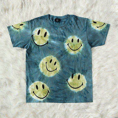 【全新免運】Travis Scott Tie dyed smiling face 扎染笑臉 印花 純棉短袖T恤