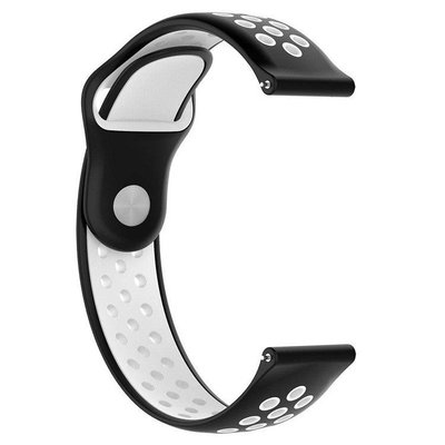 20MM通用快拆硅膠錶帶 佳明 Garmin vivoactive 3 / Vivomove HR運動腕帶 雙色錶帶