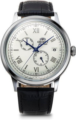 日本正版 Orient 東方 Bambino RN-AK0701S 男錶 手錶 機械錶 皮革錶帶 日本代購