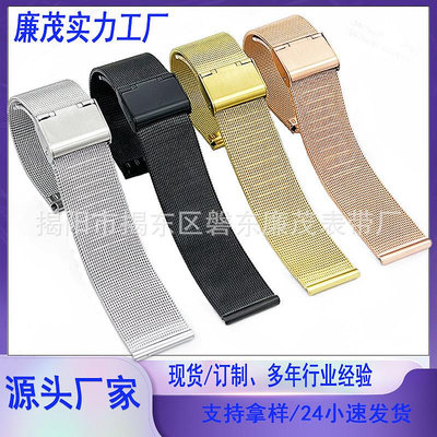 批發 批發 現貨表帶不銹鋼適用于華為gt3 蘋果apple watch表帶0.4線華強北手表鏈